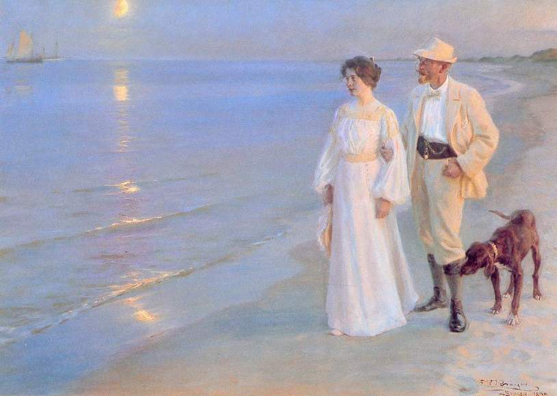 Tarde de verano en Skagen 1899 Peder Severin Kroyer Oil Paintings